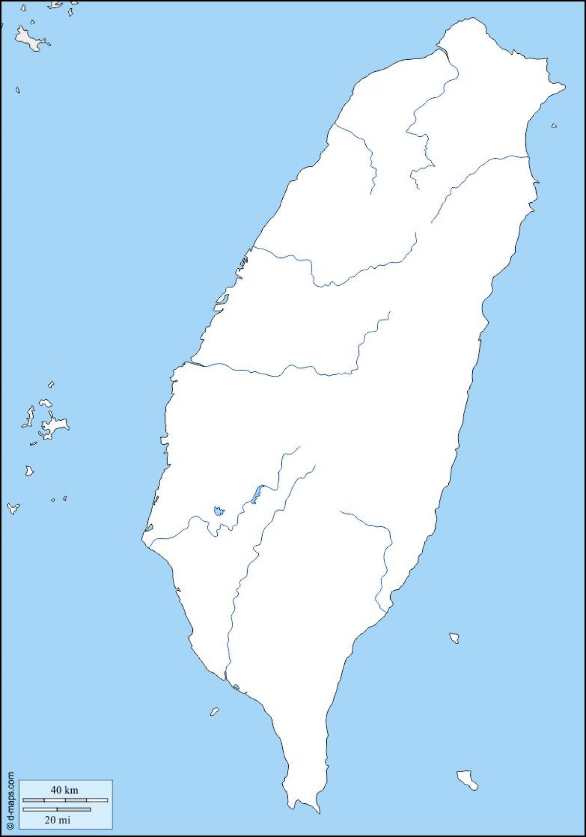 Mapa Tajvan iznijeti