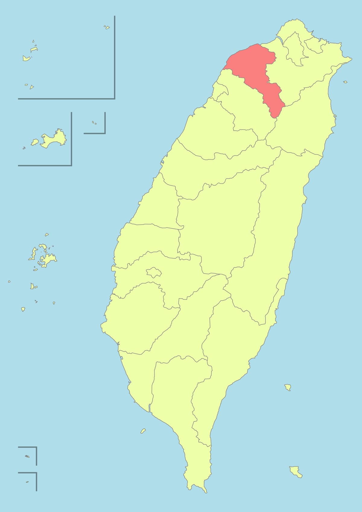 Tajvan mapu taoyuan