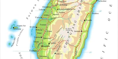 Mapa hsinchu Tajvan