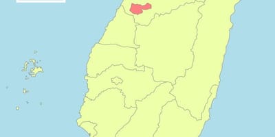 Mapa taichung Tajvan