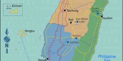 Taipeija Tajvan mapu lokacija