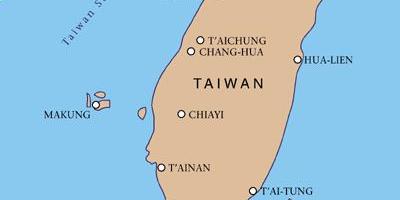 Tajvan međunarodni aerodrom mapu