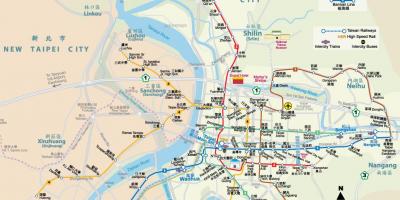 Metro mapu Tajvan