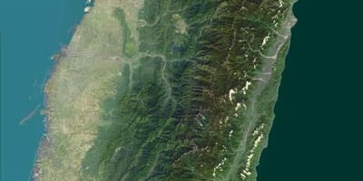 Mapa Tajvan satelit