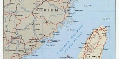 Mapa na Tajvanu